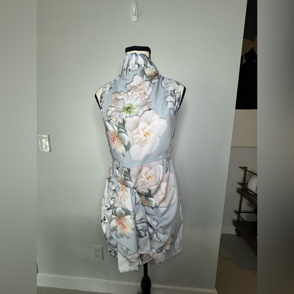 Finders Keepers Floral Mini Dress NWT | Pastel Blue | Size M